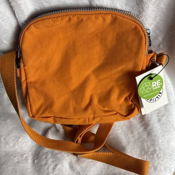Kipling HB6467 Keefe Shoulder Crossbody Bag Double Zip Orange NEW GORILLA NWT - Picture 6 of 9